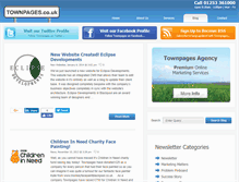Tablet Screenshot of news.townpages.co.uk